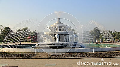 Elephant fountain, Peoples Park Editorial Stock Photo